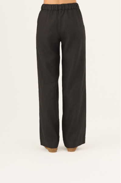 Pantallona Lino Willow – Black
