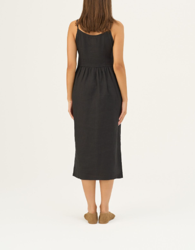 Fustan Lino Camilla – Black