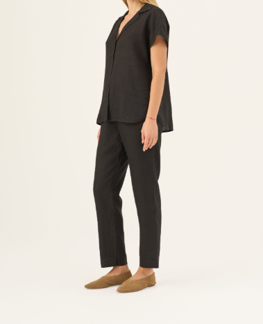 Këmishë Lino Melody - Black