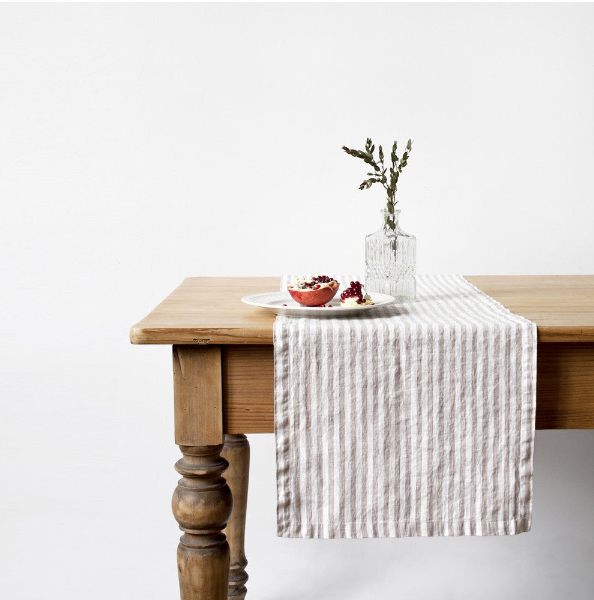 Shirit Tavoline – Natural White Stripes