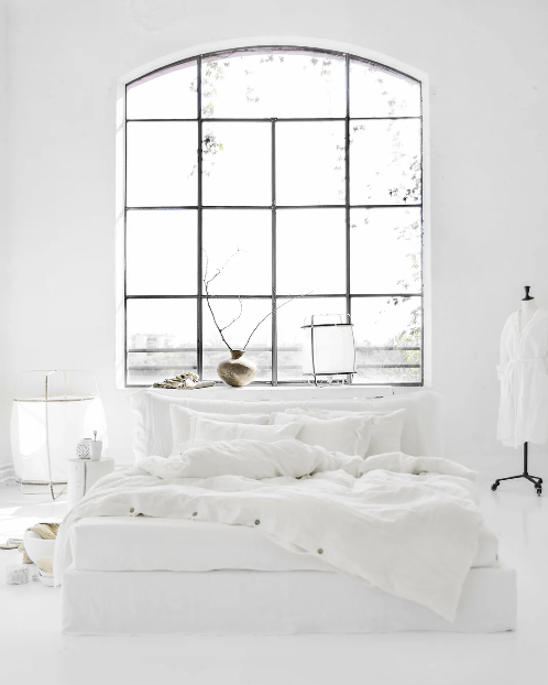 Set Hotelieri Premium – 100% Liri i Bardhë (Stone-Washed)