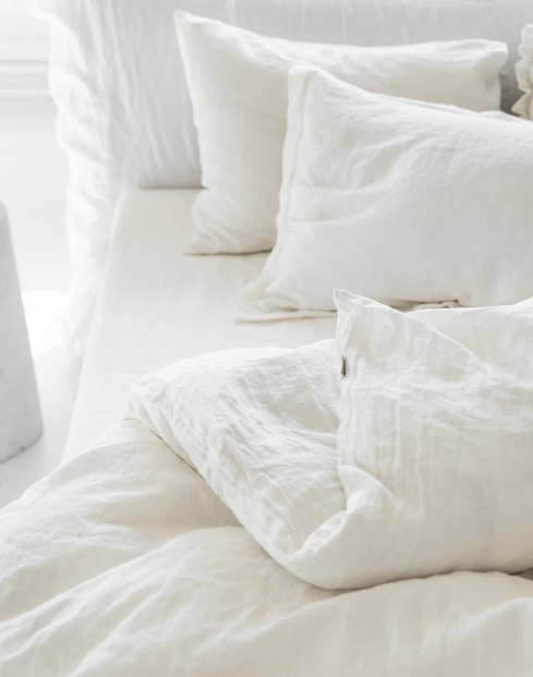 Mbulesë Jorgani Premium 100% Liri i Bardhë