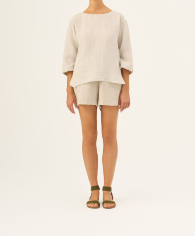 Bluzë Lino Bilberry – Closet Melange