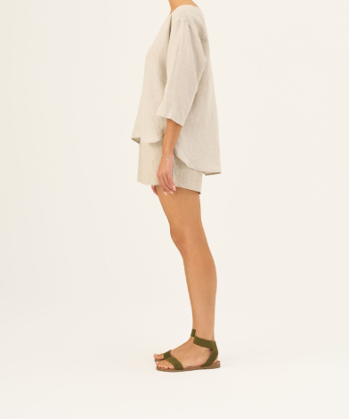 Bluzë Lino Bilberry – Closet Melange