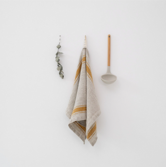 Peshqir Kuzhine Vintage – Mustard Stripe