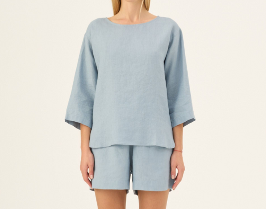 Bluzë Lino Bilberry – Allure