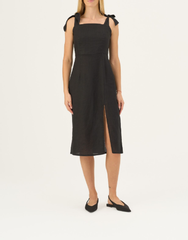 Fustan Lino Rumba – Black