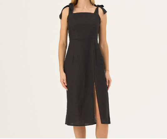 Fustan Lino Rumba – Black