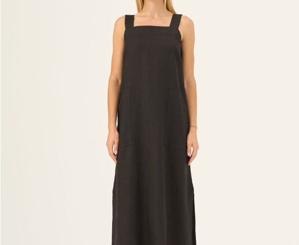 Fustan Lino Fugue – Black
