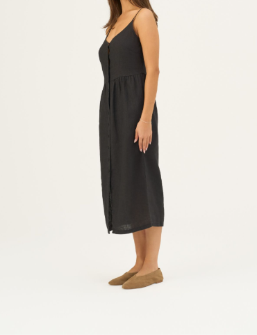 Fustan Lino Camilla – Black