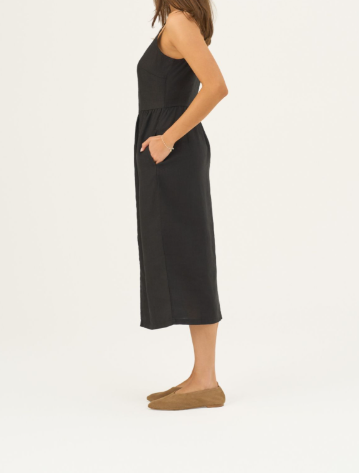 Fustan Lino Camilla – Black