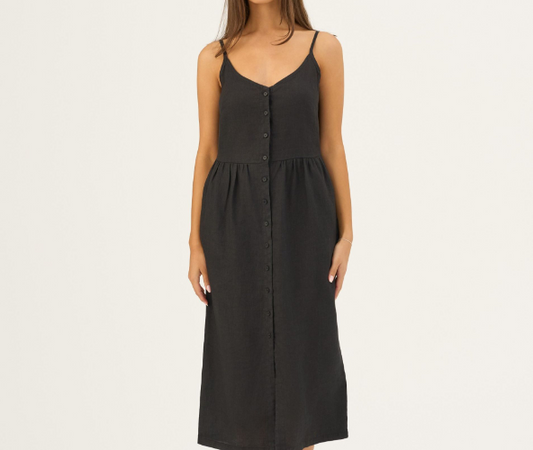 Fustan Lino Camilla – Black