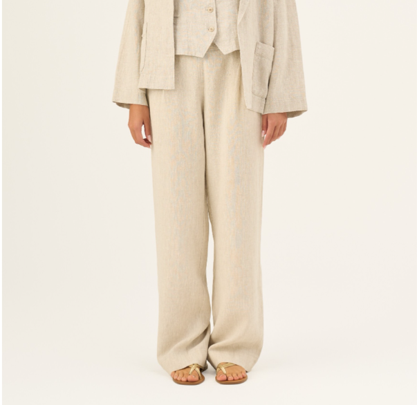 Pantallona Lino Willow – Closet Melange