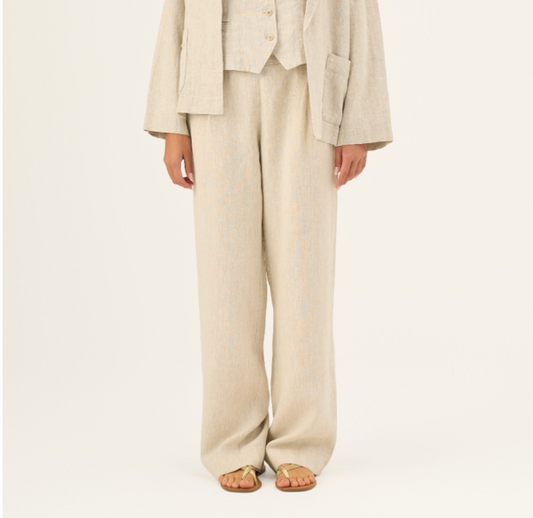 Pantallona Lino Willow – Closet Melange
