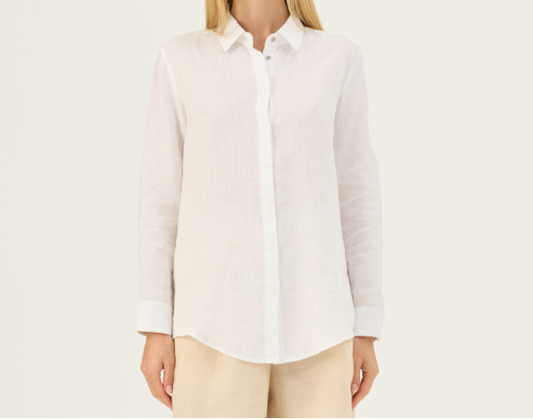 Këmishë Lino Azalea – Optical White