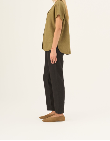 Këmishë Lino Melody – Olive Khaki