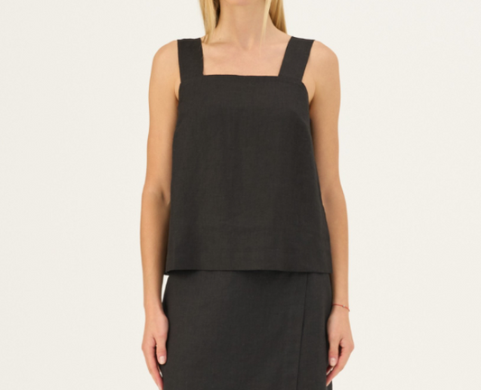 Bluzë Lino Polka - Black