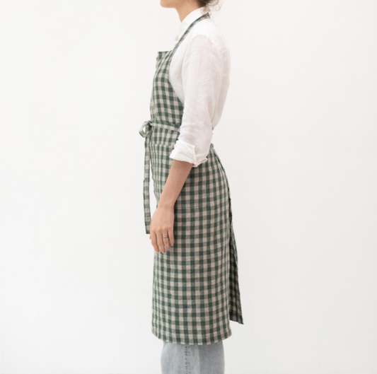 Përparëse Shefi – Forest Green Gingham