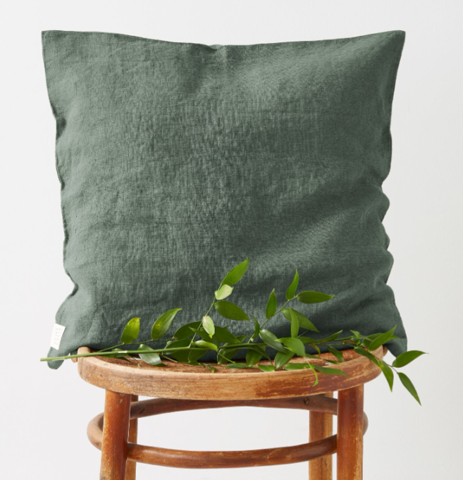 Këllëf Jastëku prej liri “Forest Green”