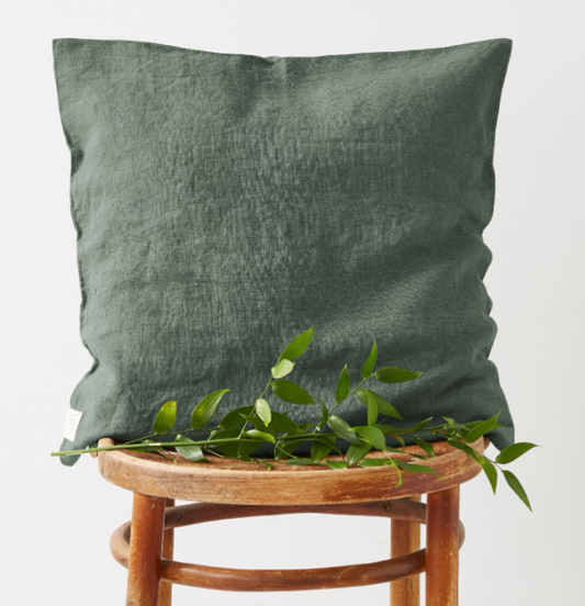 Këllëf Jastëku prej liri “Forest Green”