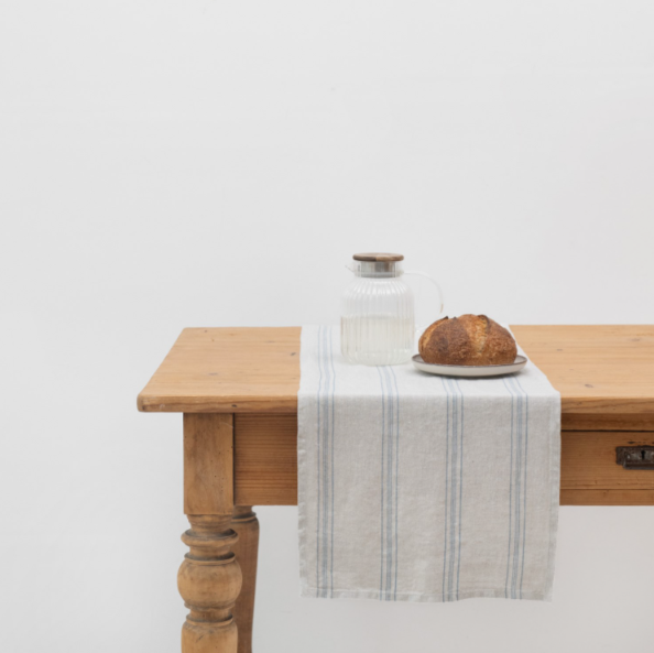 Shirit Tavoline – Grey Blue Wide Stripe