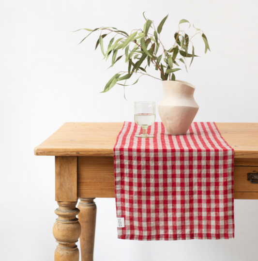 Shirit Tavoline  – Red Gingham