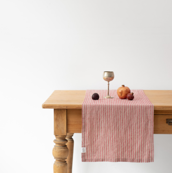 Shirit Tavoline – Red Natural Stripes
