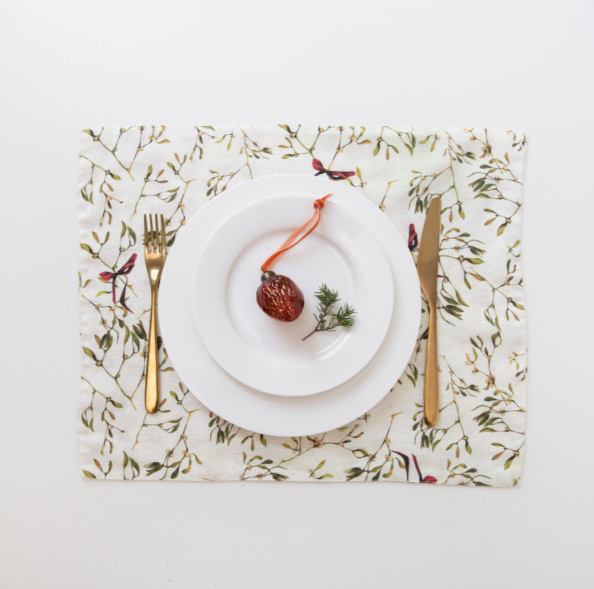 Nënpjatë Tavoline Linen – Mistletoe