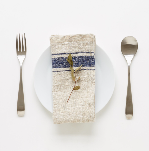 Set me 2 Peceta Vintage – Blue Stripe