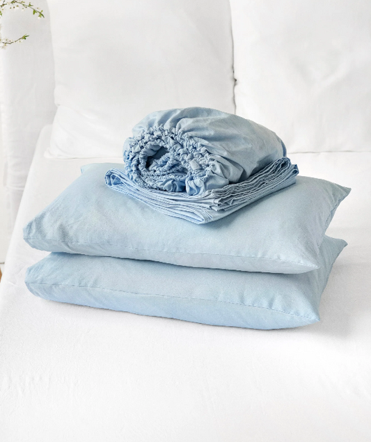 Set Hotelieri Hibrid – Miks Liri & Pambuk, Blu Qielli