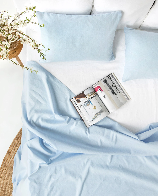 Set Hotelieri Hibrid – Miks Liri & Pambuk, Blu Qielli