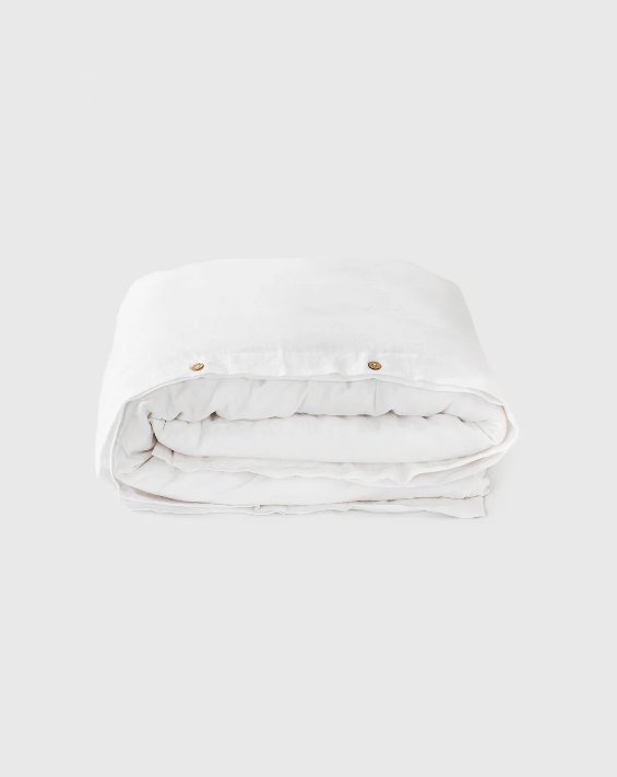 Mbulesë Jorgani Premium 100% Liri i Bardhë