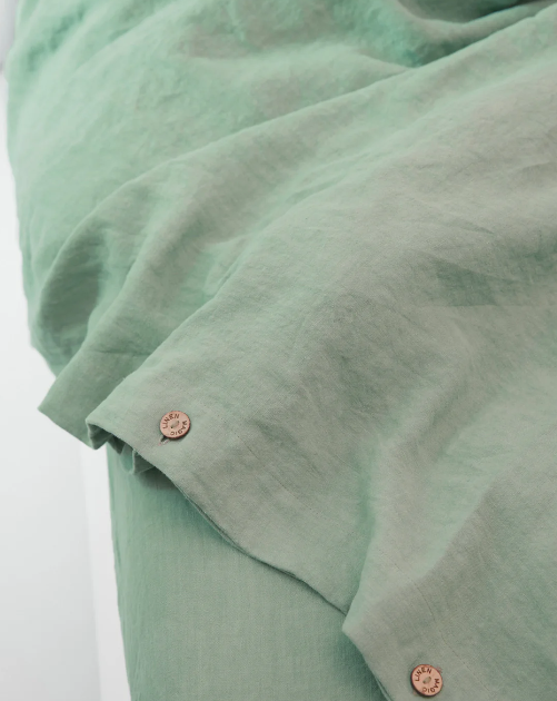 Mbulesë Jorgani Premium 100% Liri Jeshile Matcha