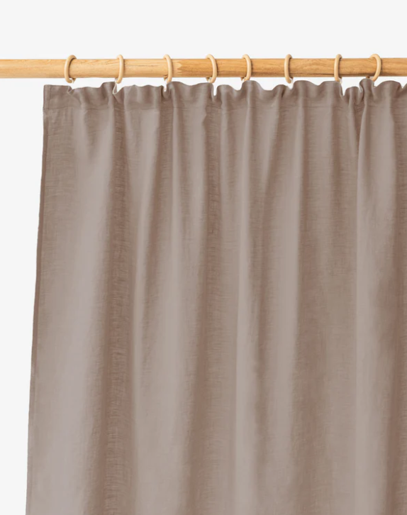 Panel Perdeje Premium 100% Liri me Rrudha (Pencil Pleat) - 1 Copë